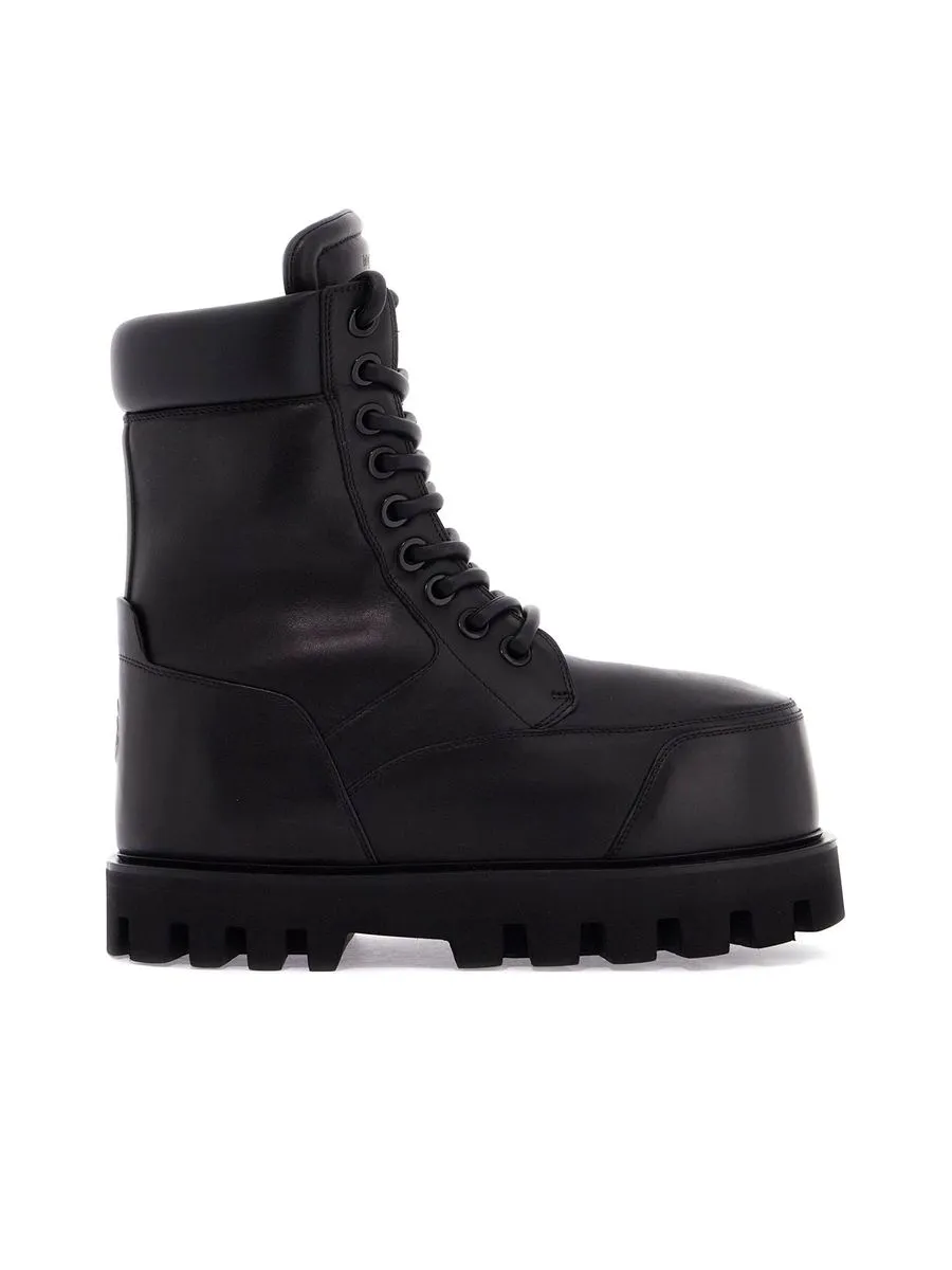 Large Bulky Combat Ankle Boots