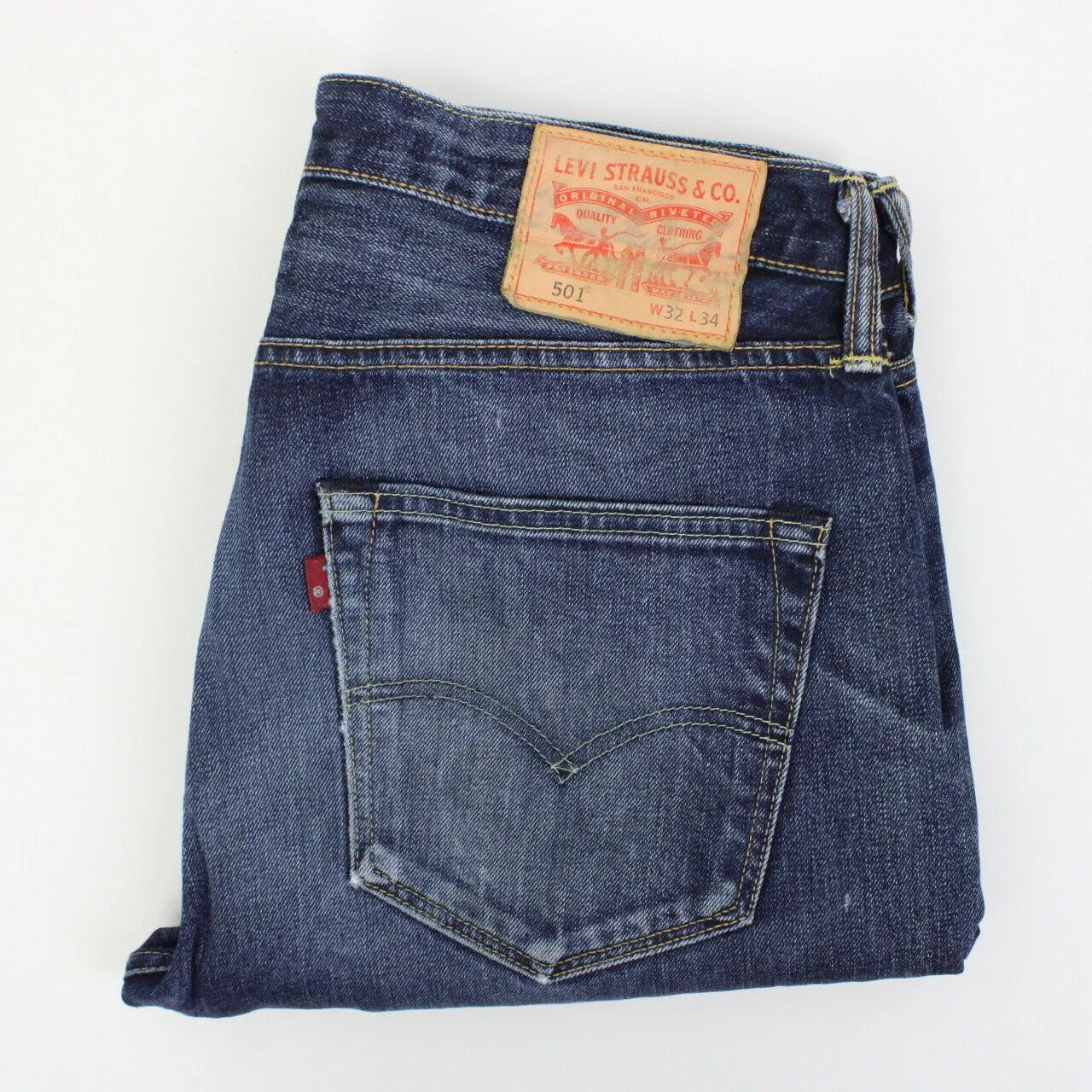 LEVIS 501 Jeans Dark Blue | W33 L32