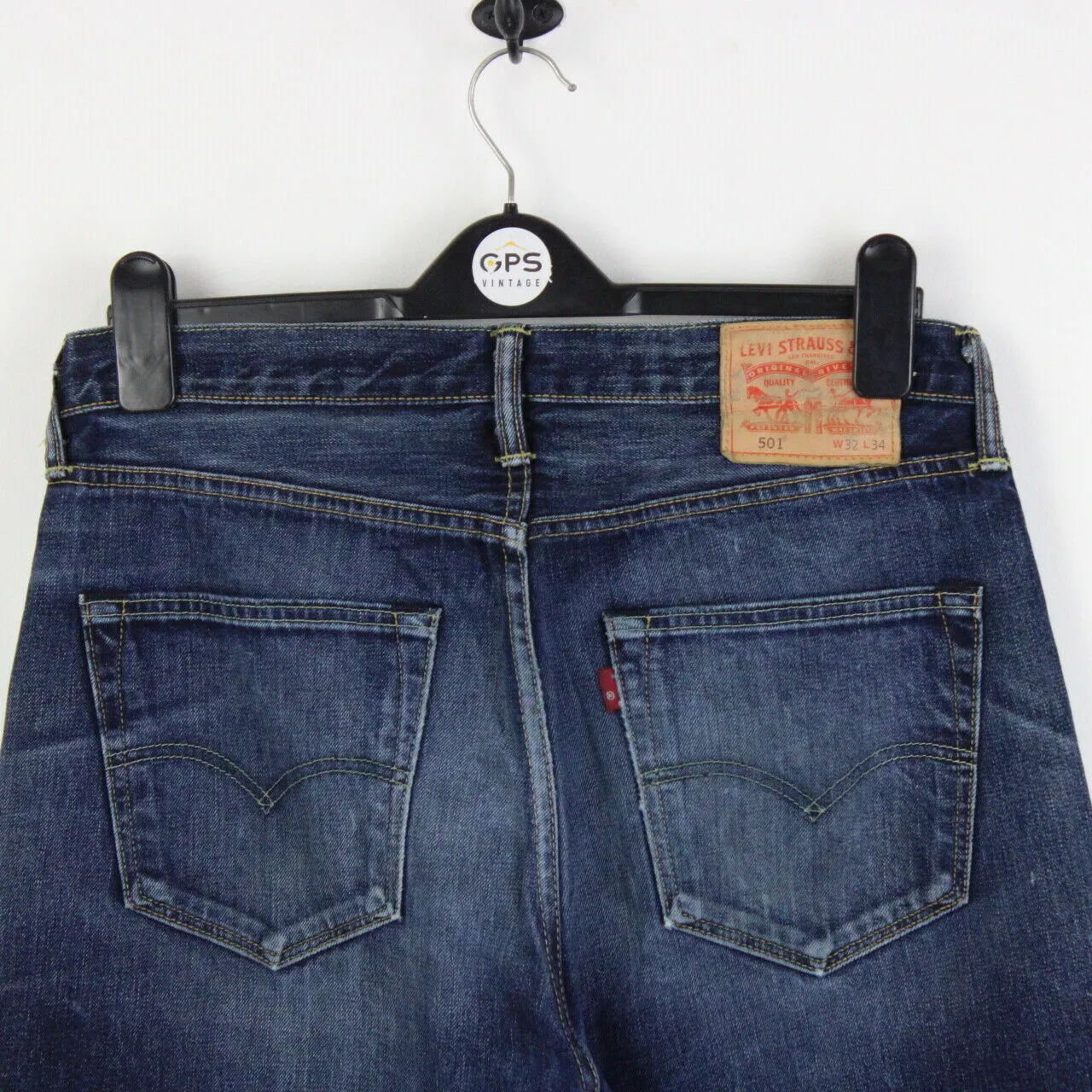 LEVIS 501 Jeans Dark Blue | W33 L32