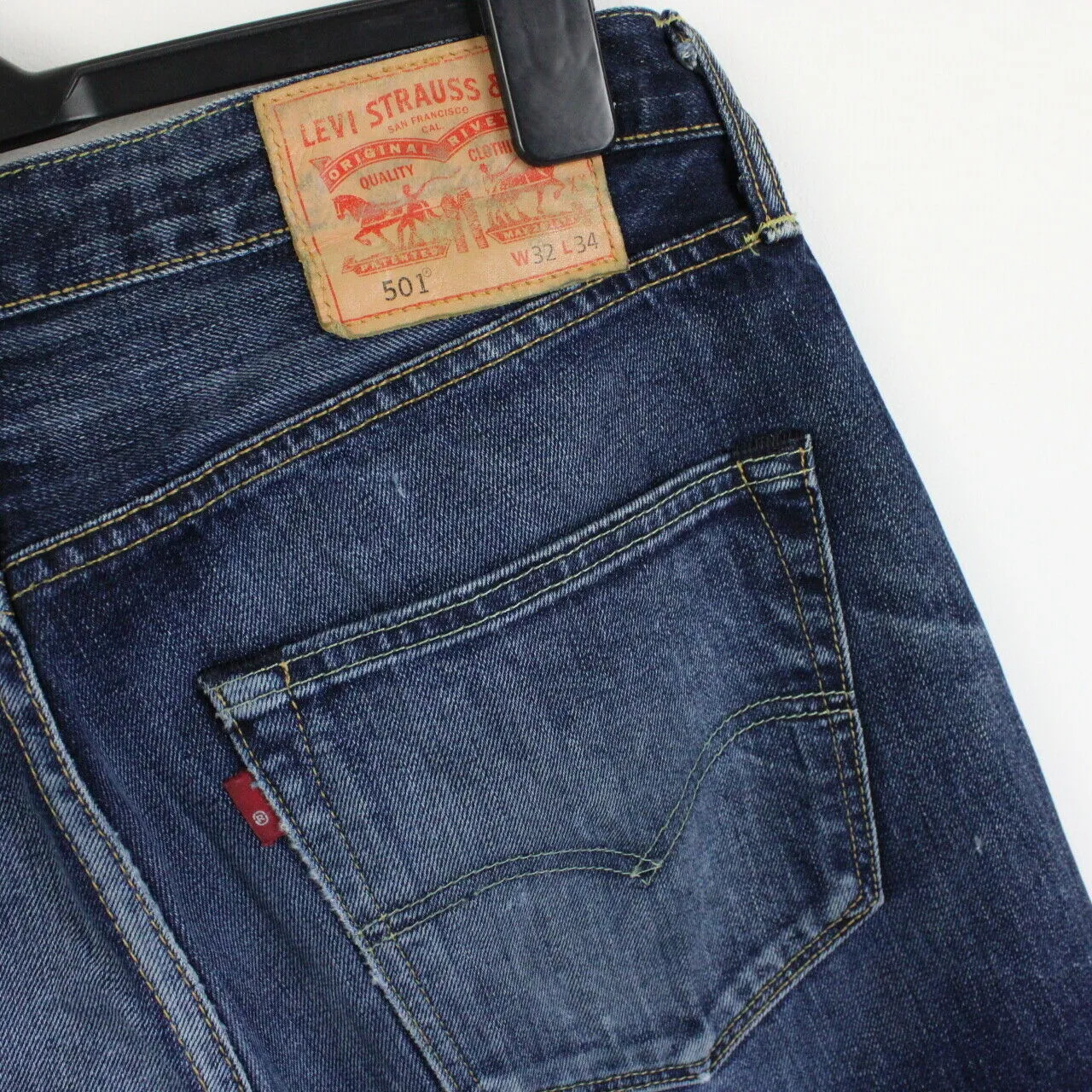 LEVIS 501 Jeans Dark Blue | W33 L32