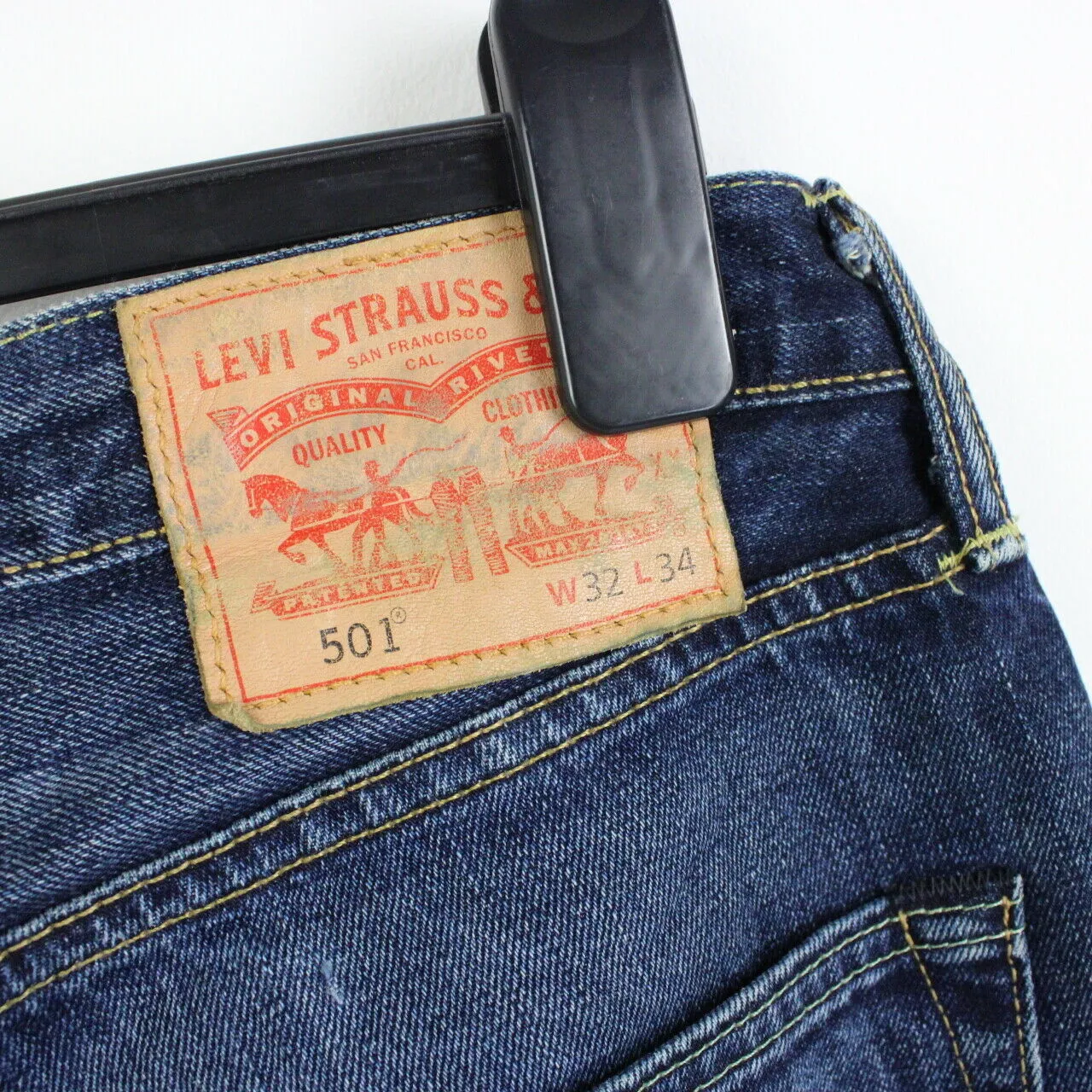 LEVIS 501 Jeans Dark Blue | W33 L32