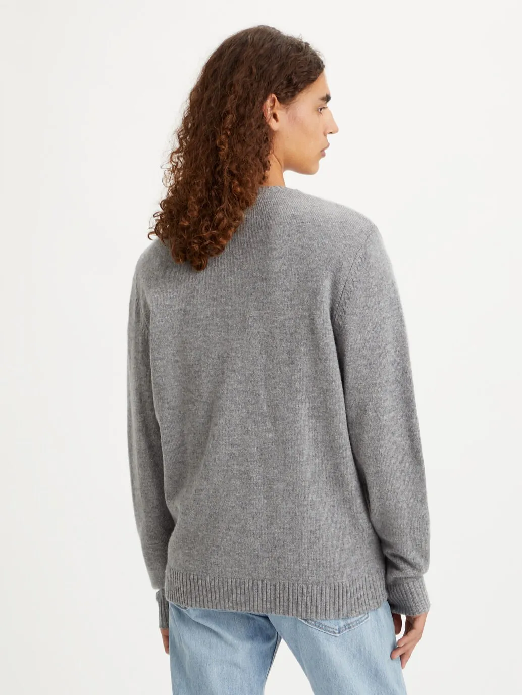 Levi's Original Housemark Sweater - Mid Tone Grey Heather