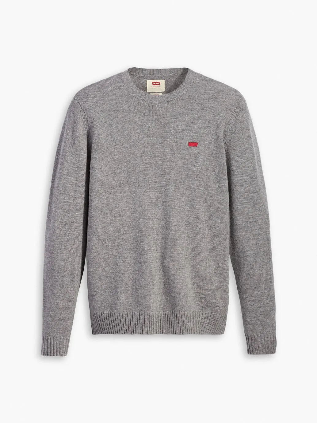 Levi's Original Housemark Sweater - Mid Tone Grey Heather