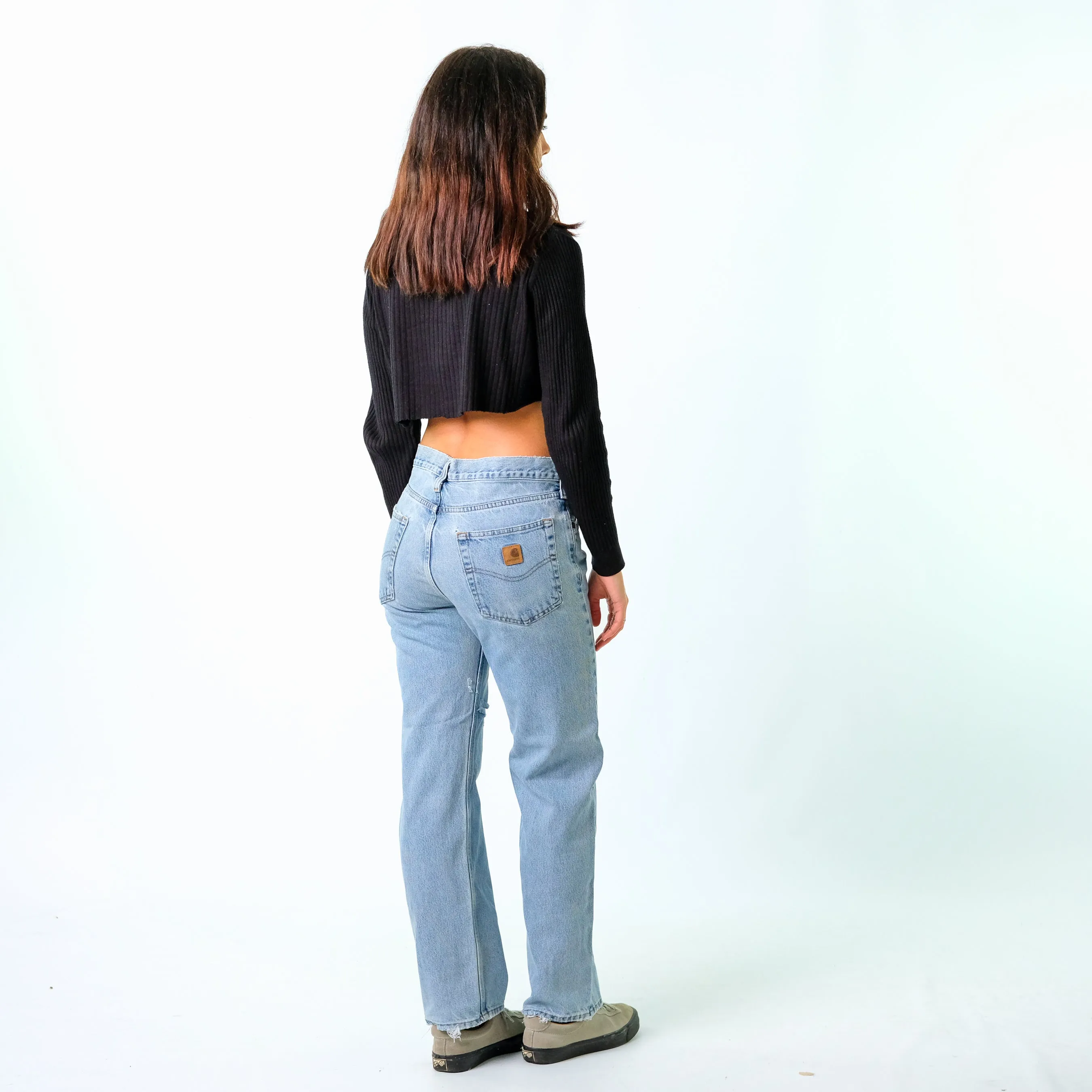 Light Blue y2ks Carhartt Denim Jeans Pants (32x30)