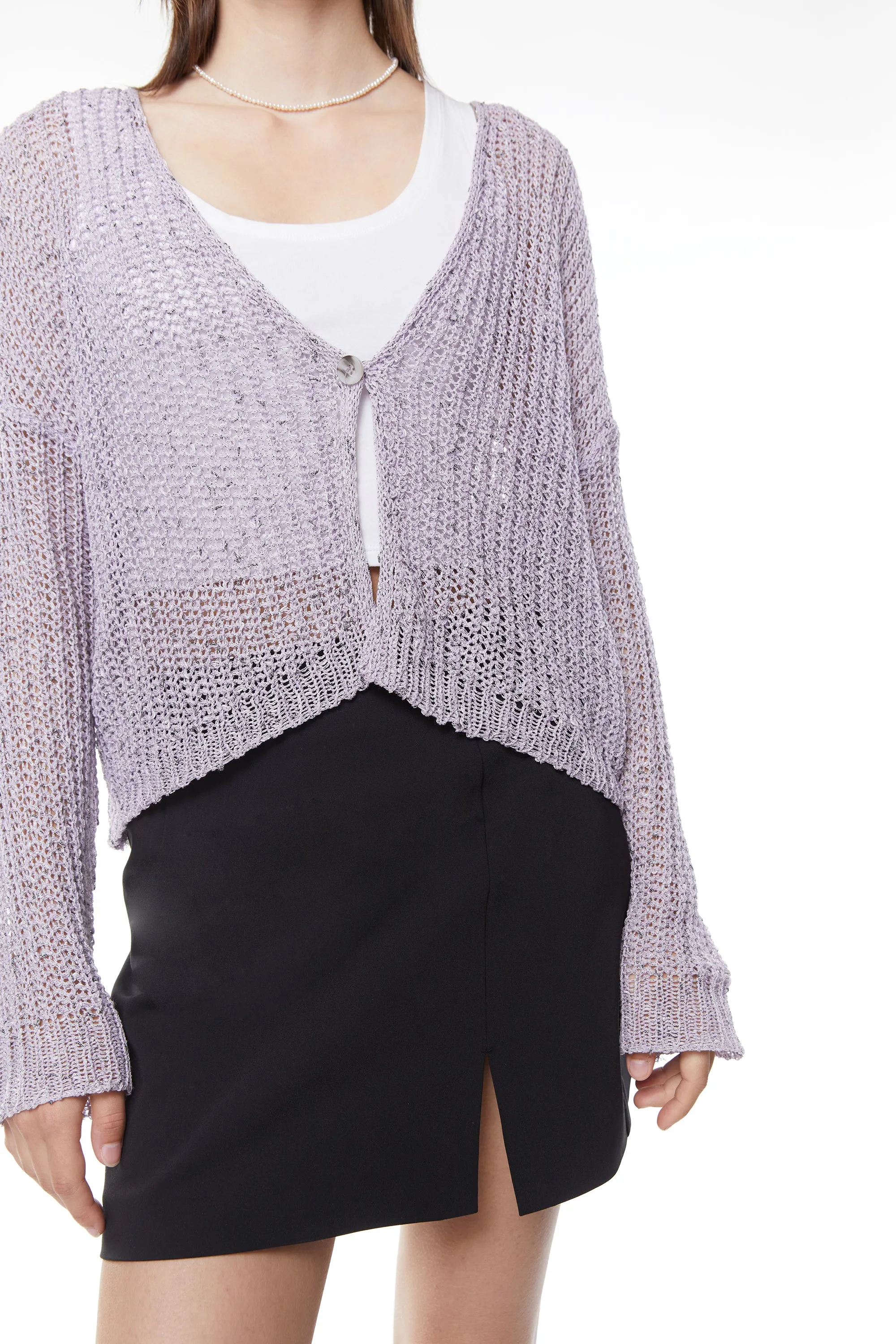 LIGHTWEIGHT KNIT CARDIGAN