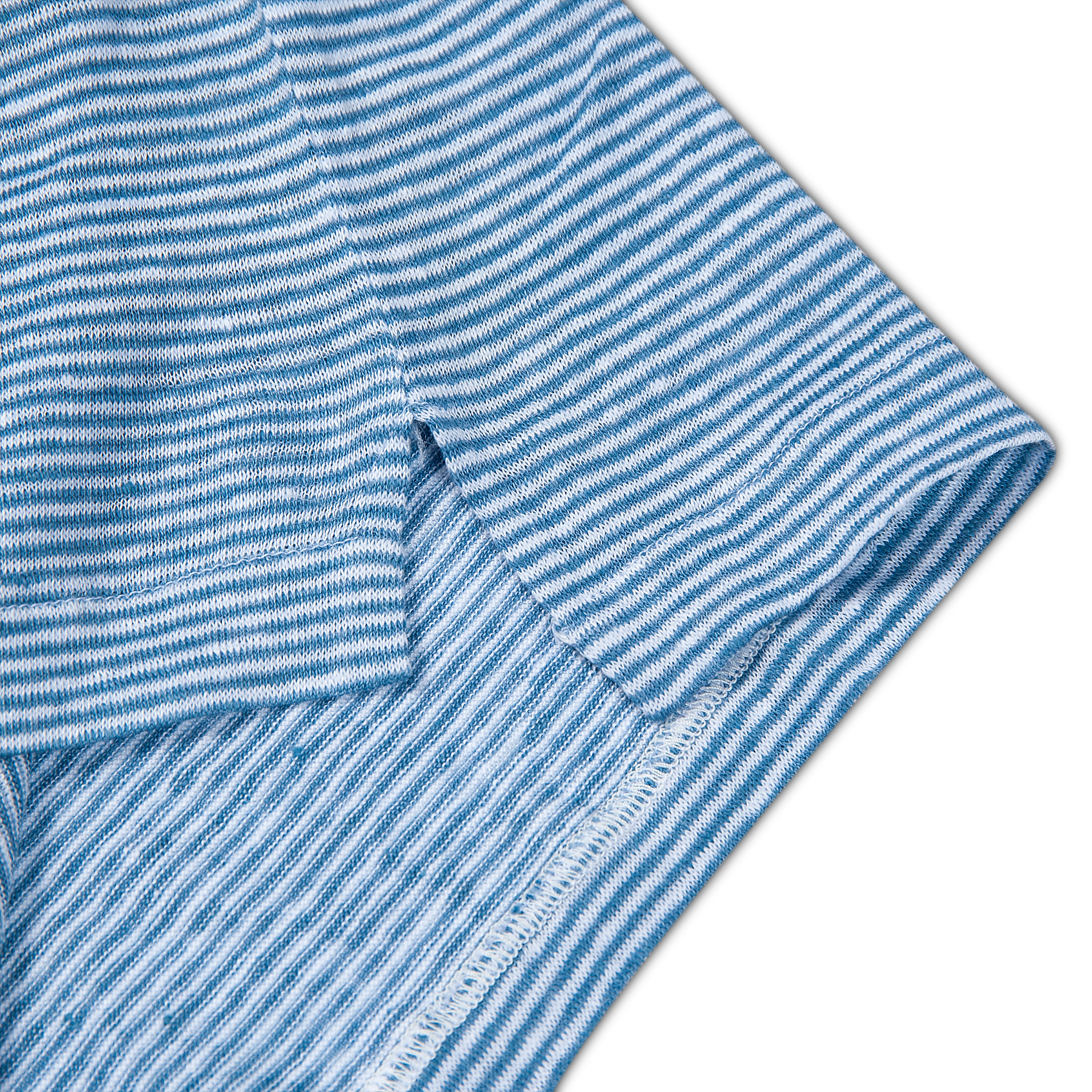 Lize Polo Linen Shirt Stripe (sugar paper)