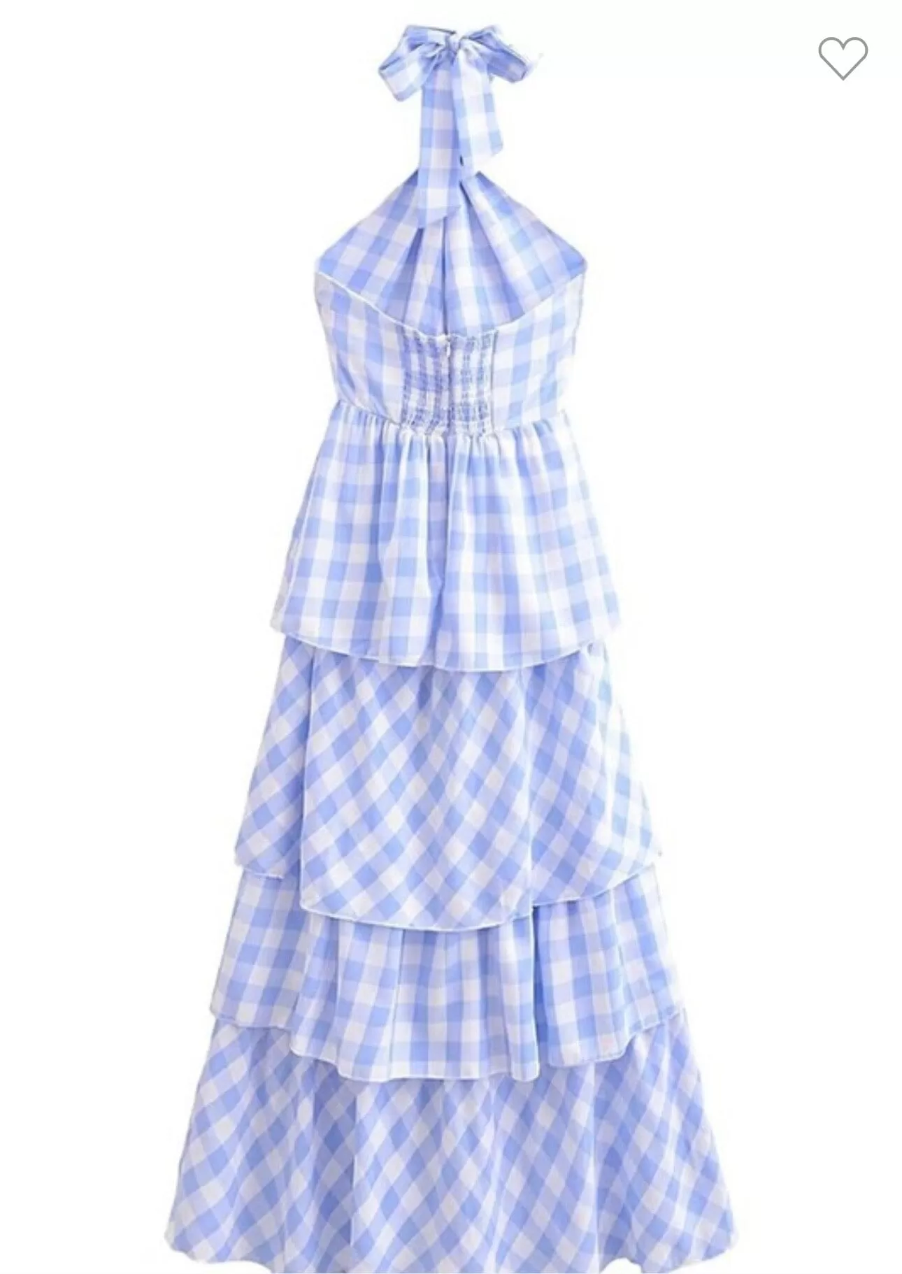 Lulu Gingham Maxi Dress