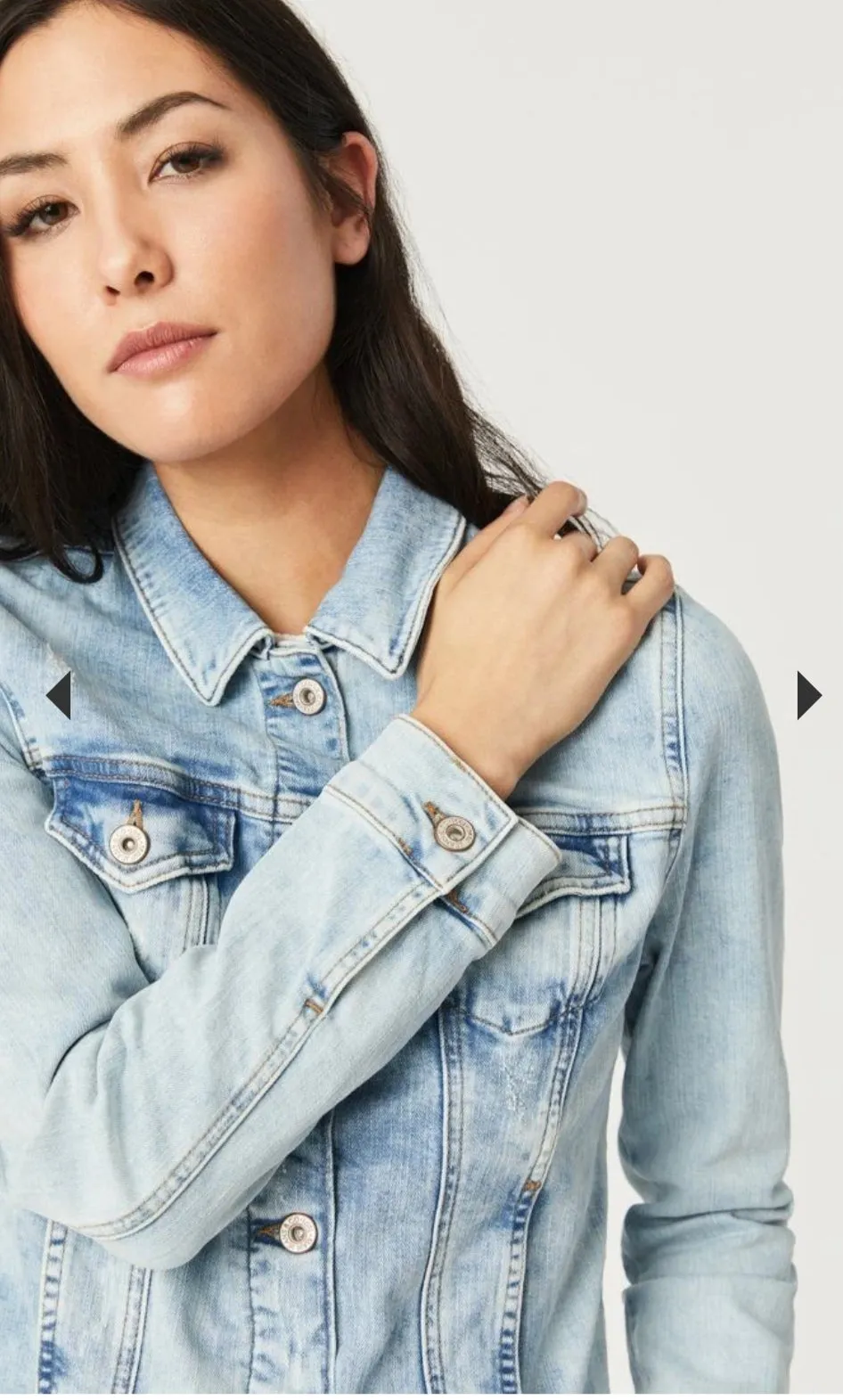 Mavi Jeans Long Sleeves Light Blue Denim Jacket