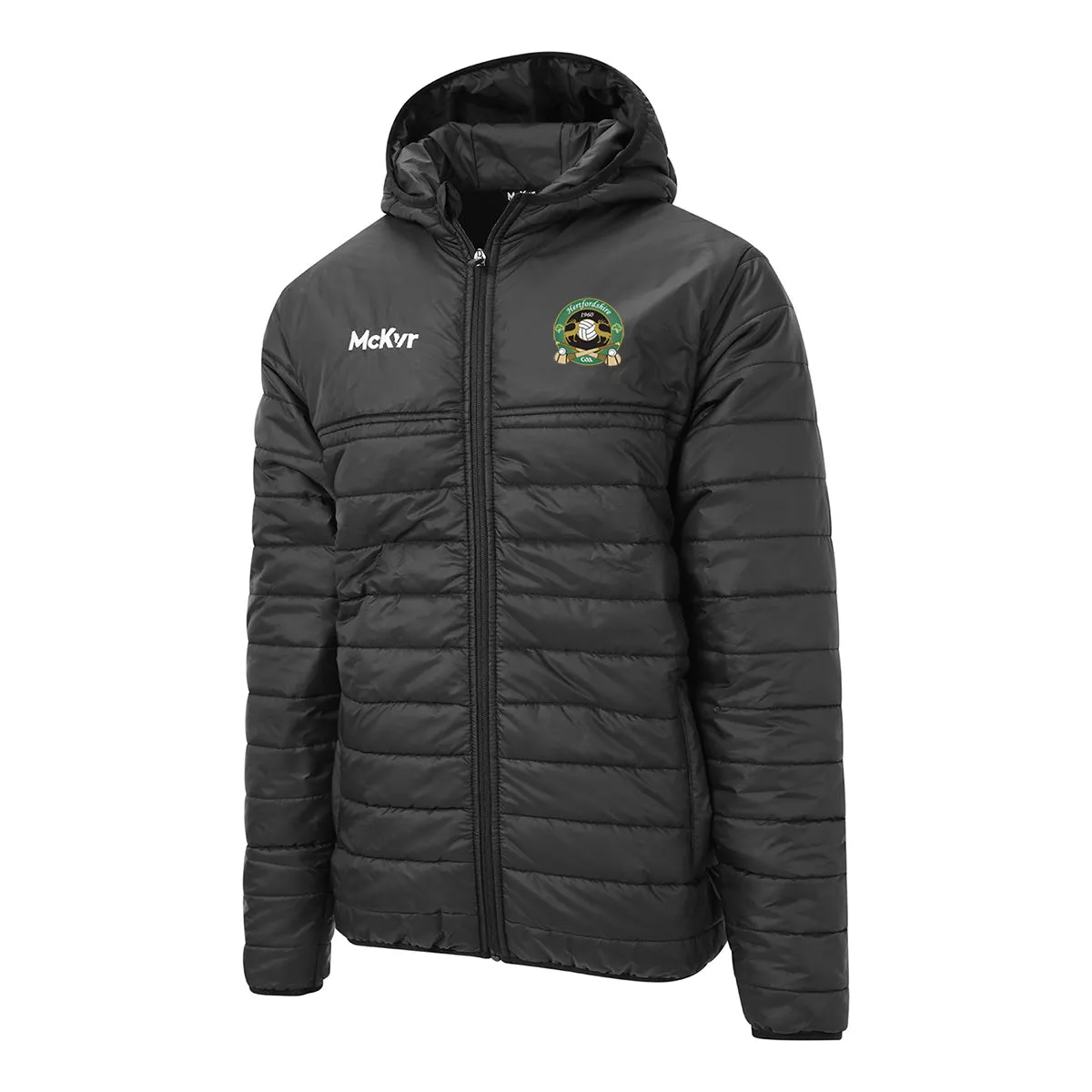 Mc Keever Hertfordshire GAA Core 22 Puffa Jacket - Youth - Black