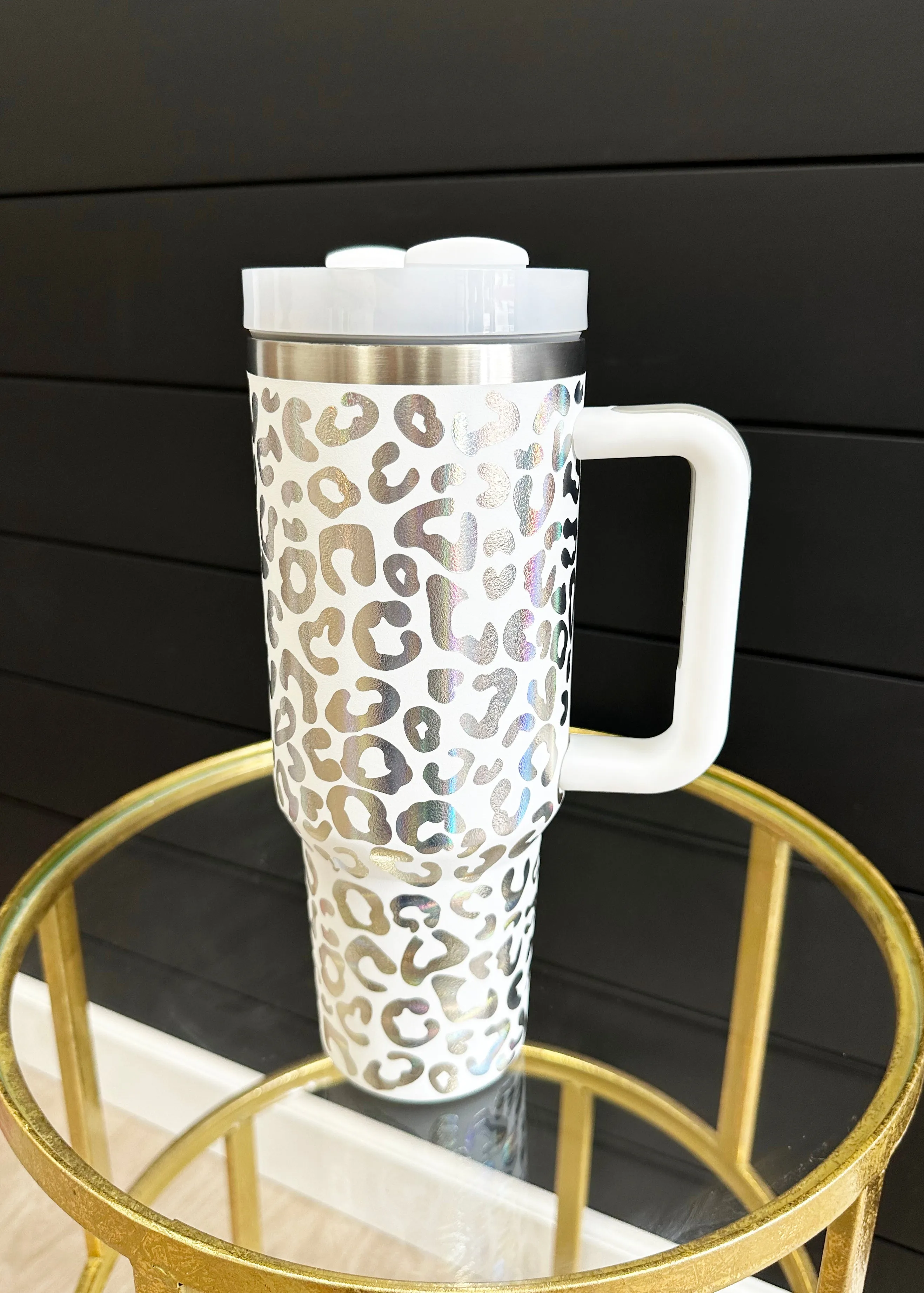 Metallic Animal Print Tumblers - 3 Colors!