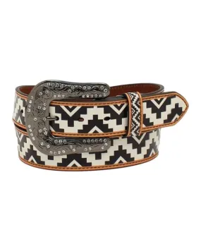 M&F Womens Zig Zag Patten Belt