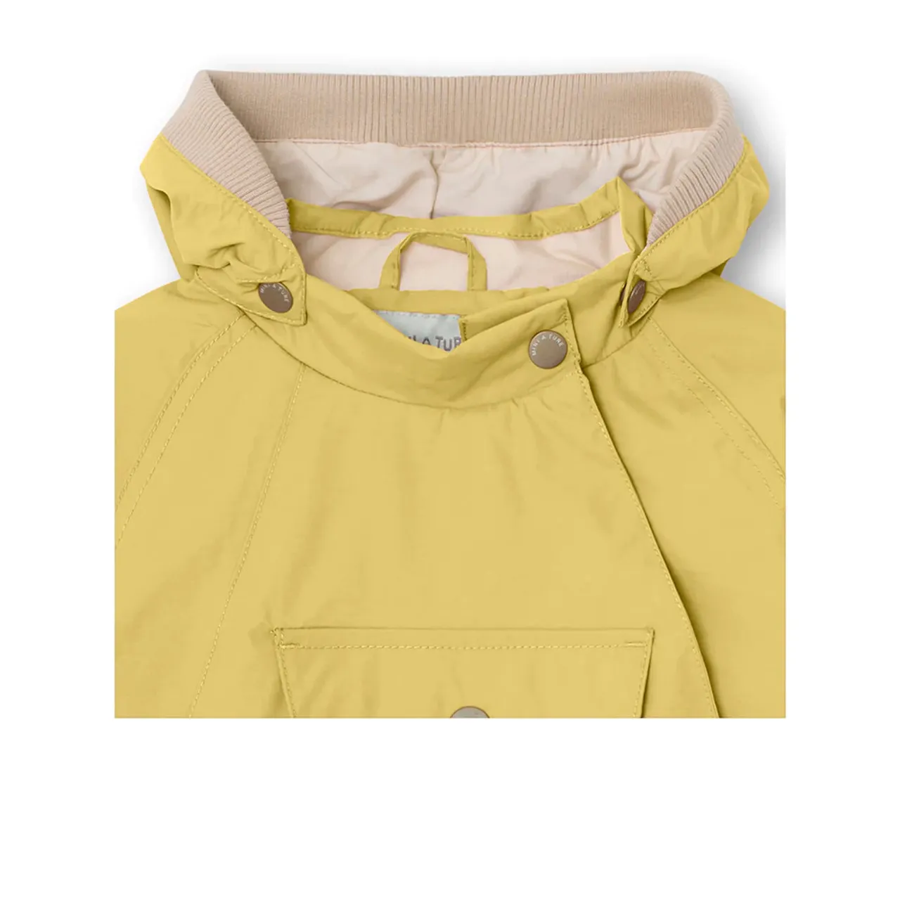 Mini A Ture Wai Fleece Spring Jackct Dusky Citron