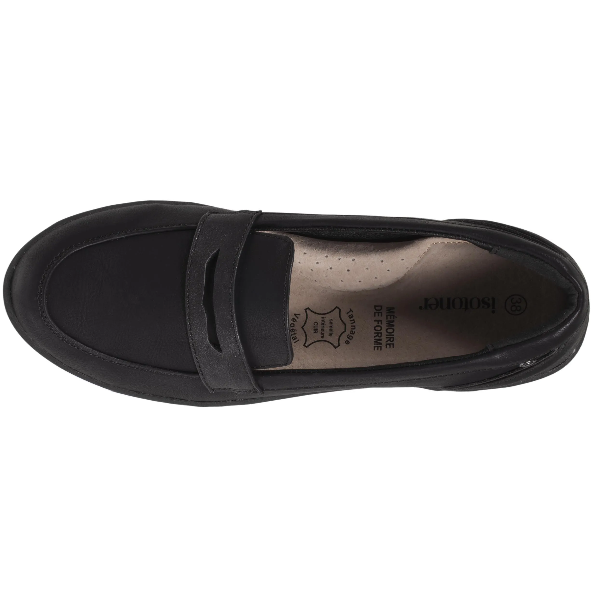 Mocassins Femme CONFORT PLUS classiques Noir