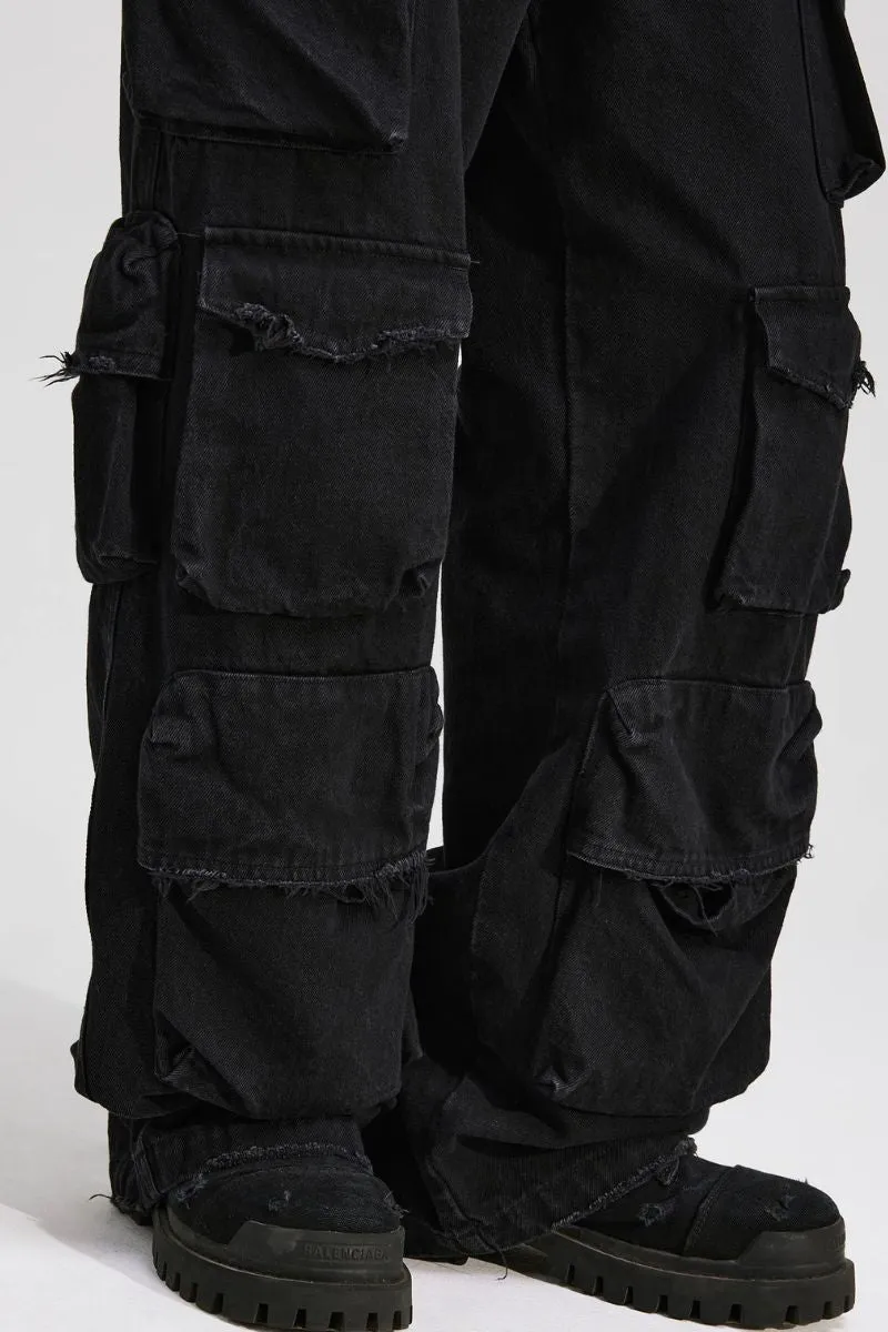 Multi Pocket Cargo Jeans