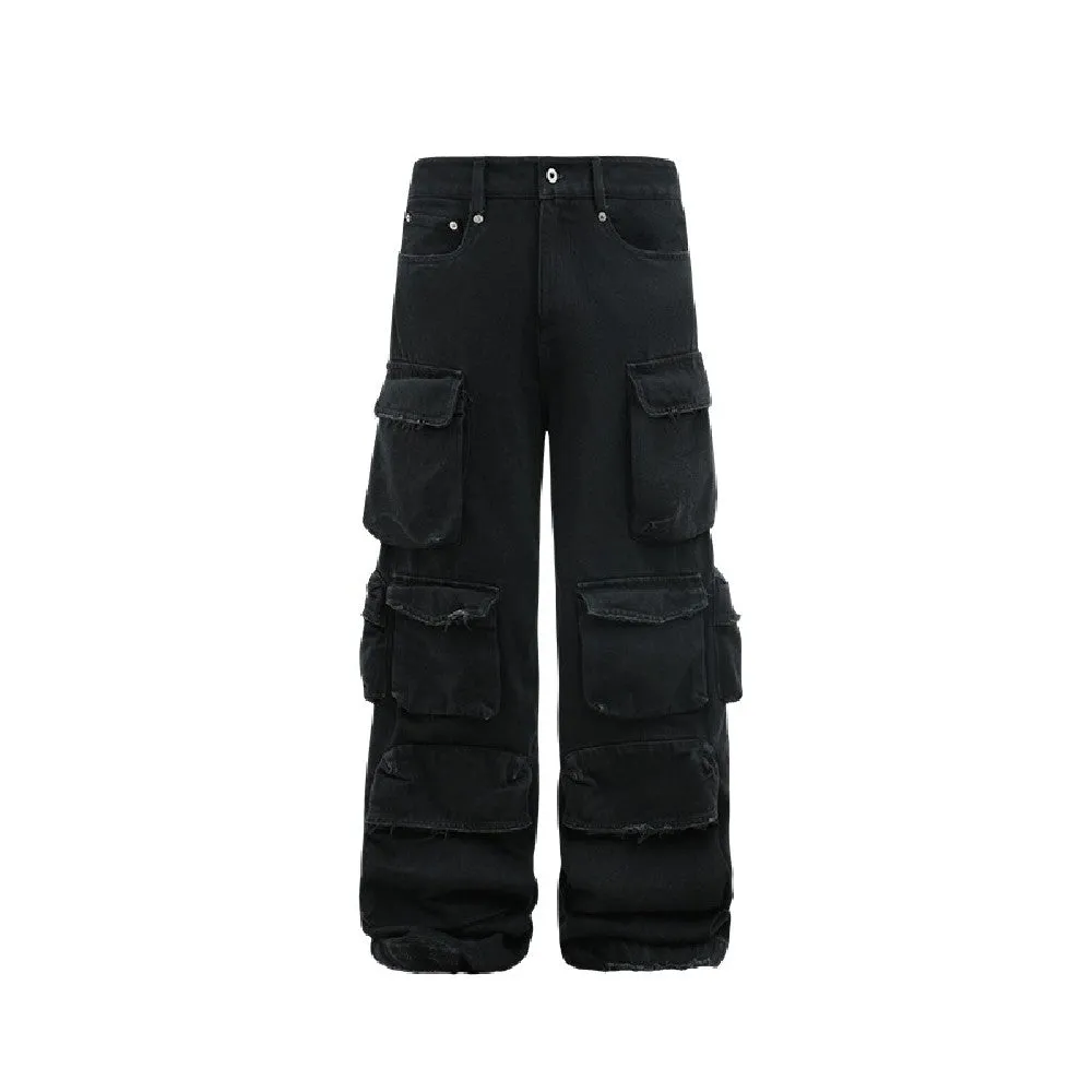 Multi Pocket Cargo Jeans