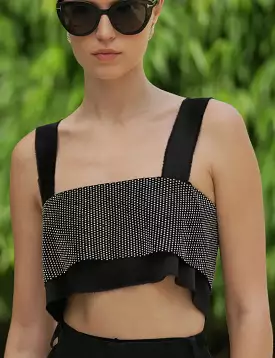 Nonchalant - Capri Crop - Black