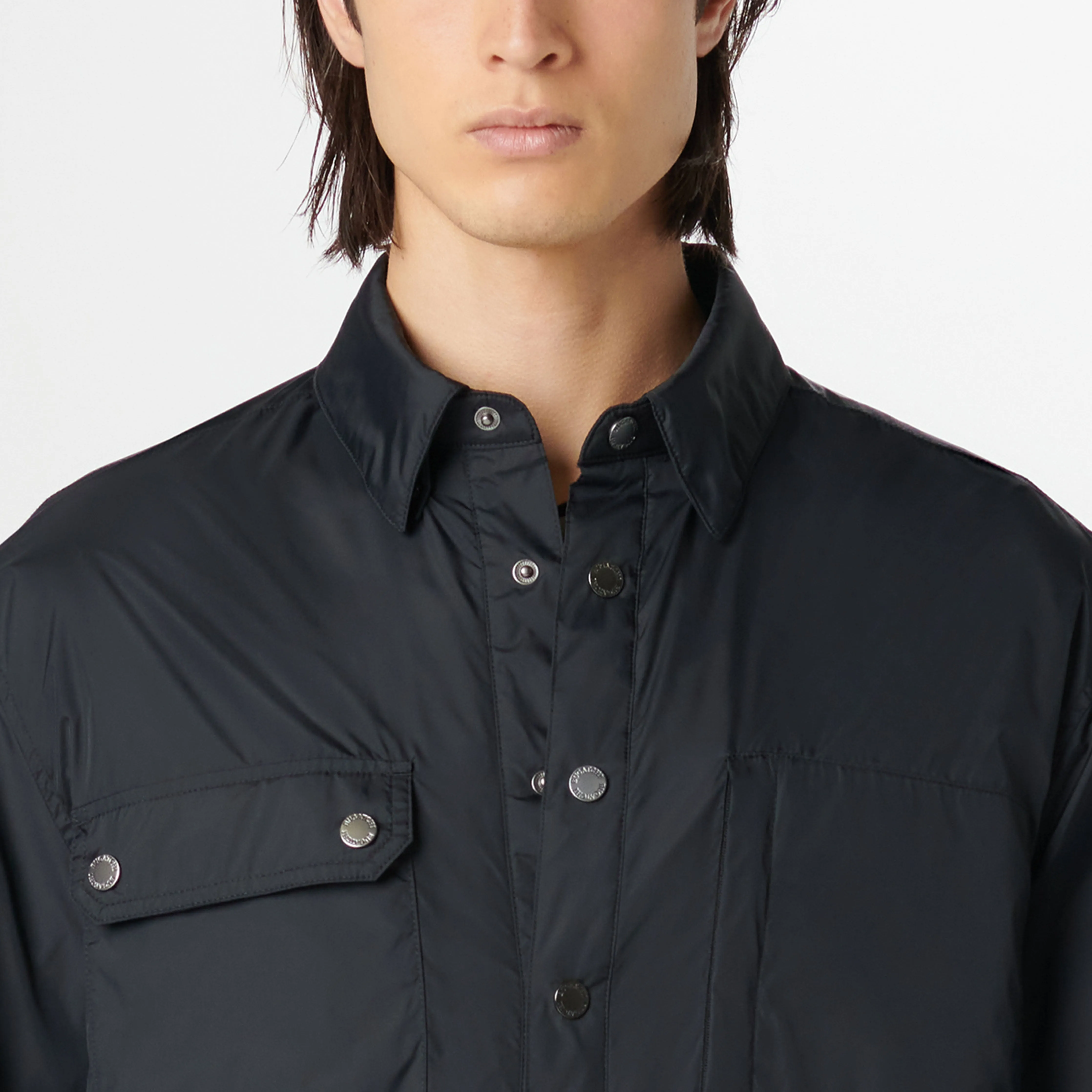 Nylon Shirt Jacket