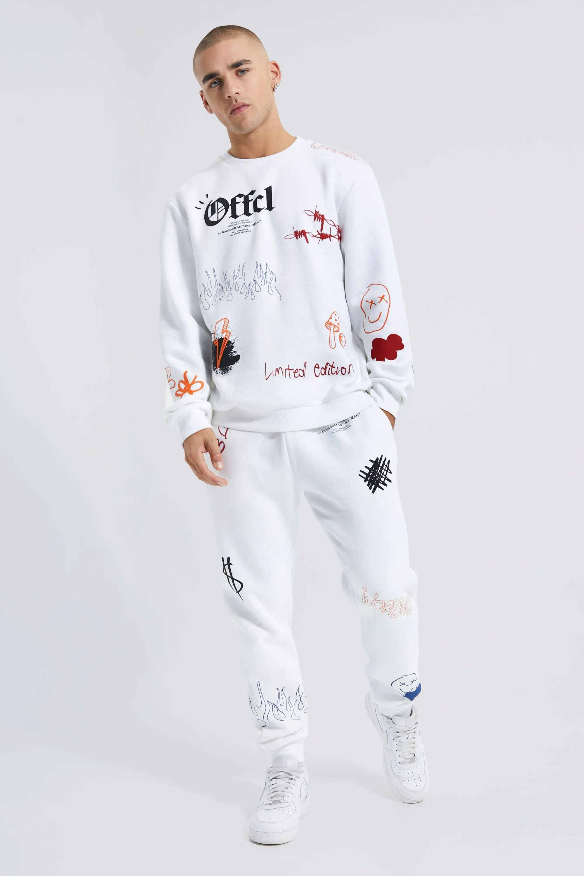 Offcl Graffiti Sweater Tracksuit