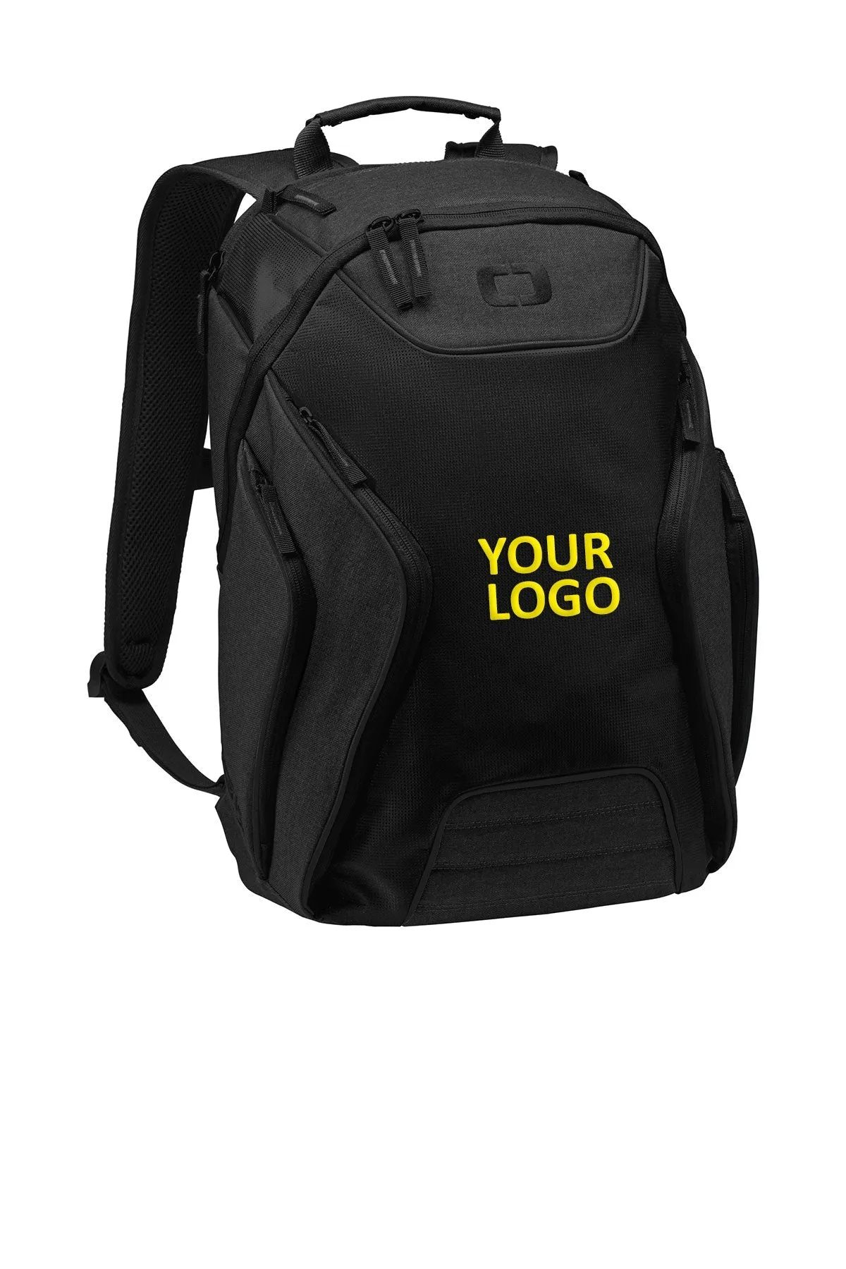 OGIO Hatch Customzied Backpacks, Black/ Heather Grey