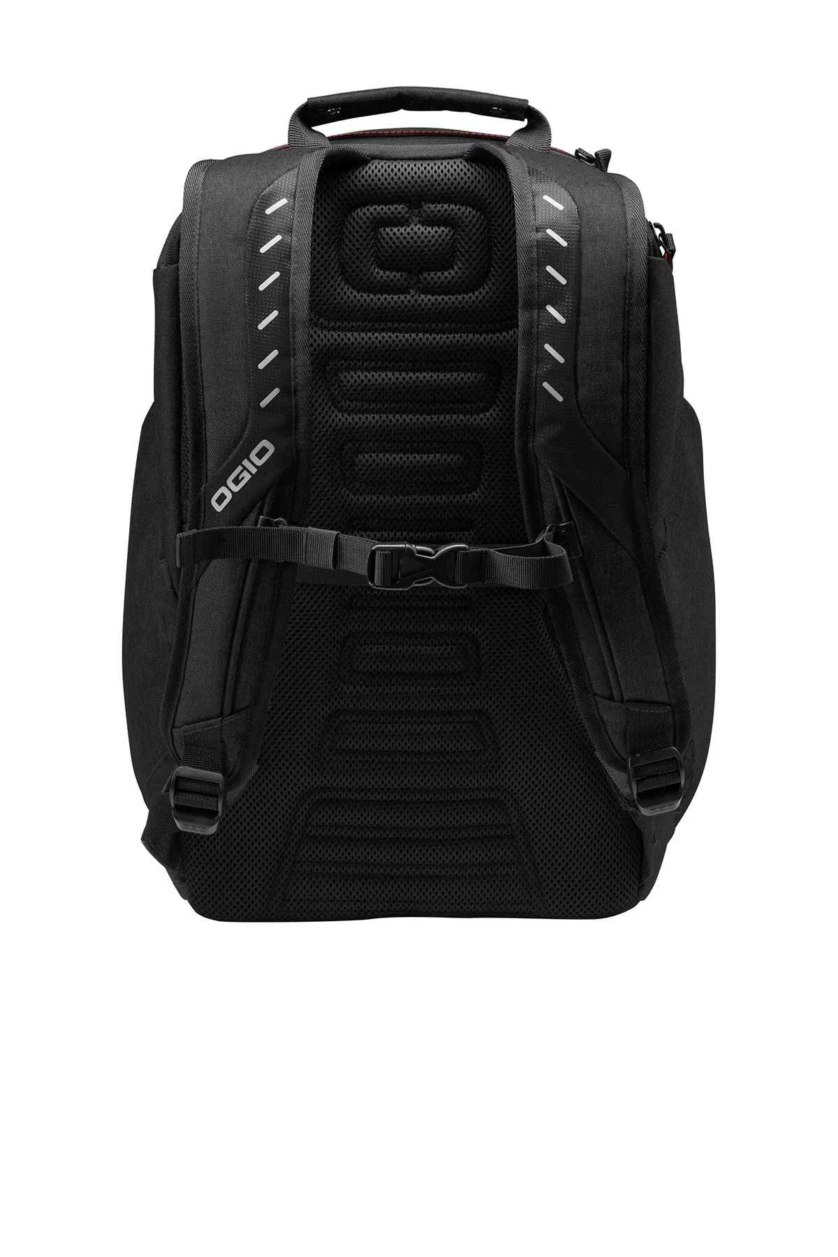 OGIO Hatch Customzied Backpacks, Laser Red/ Heather Grey