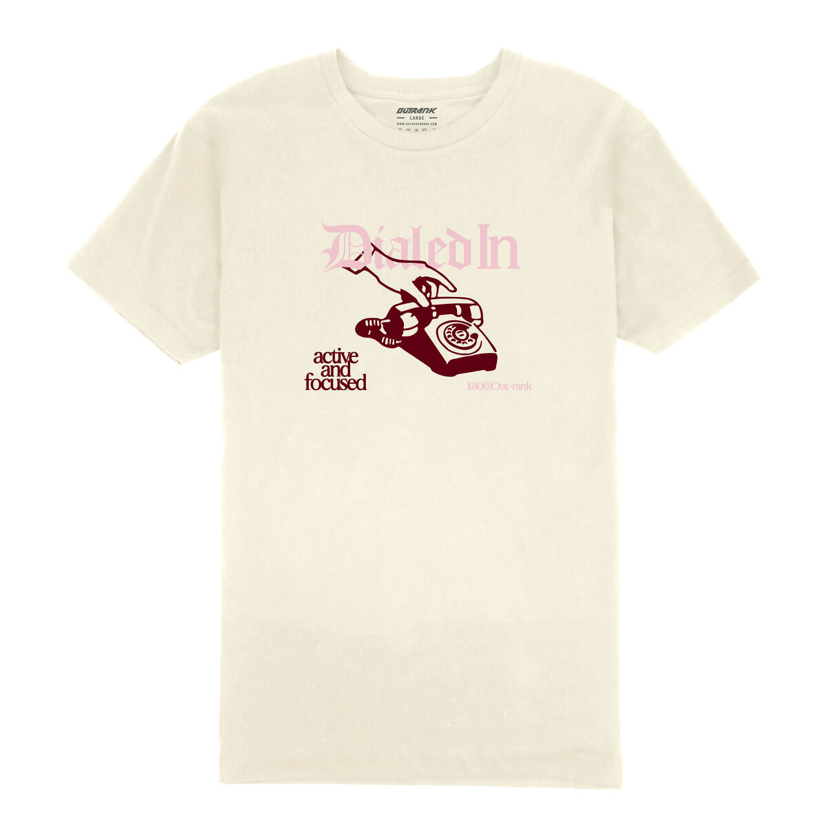 Outrank Dialed In T-shirt (Vintage White)