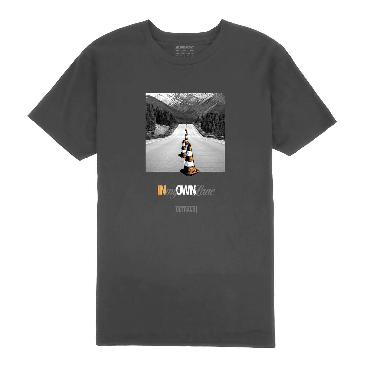 Outrank In My Own Lane T-shirt (Heavy Metal)