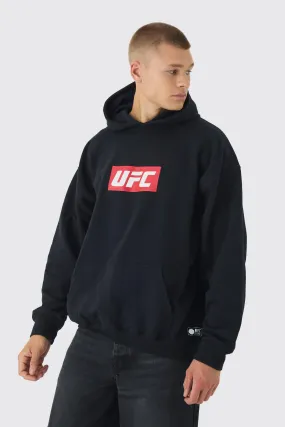 Oversized UFC License Print Hoodie