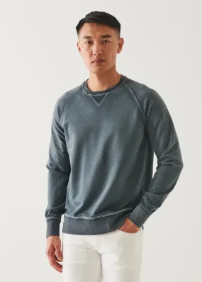 PIMA COTTON FRENCH TERRY VINTAGE WASH SWEATSHIRT