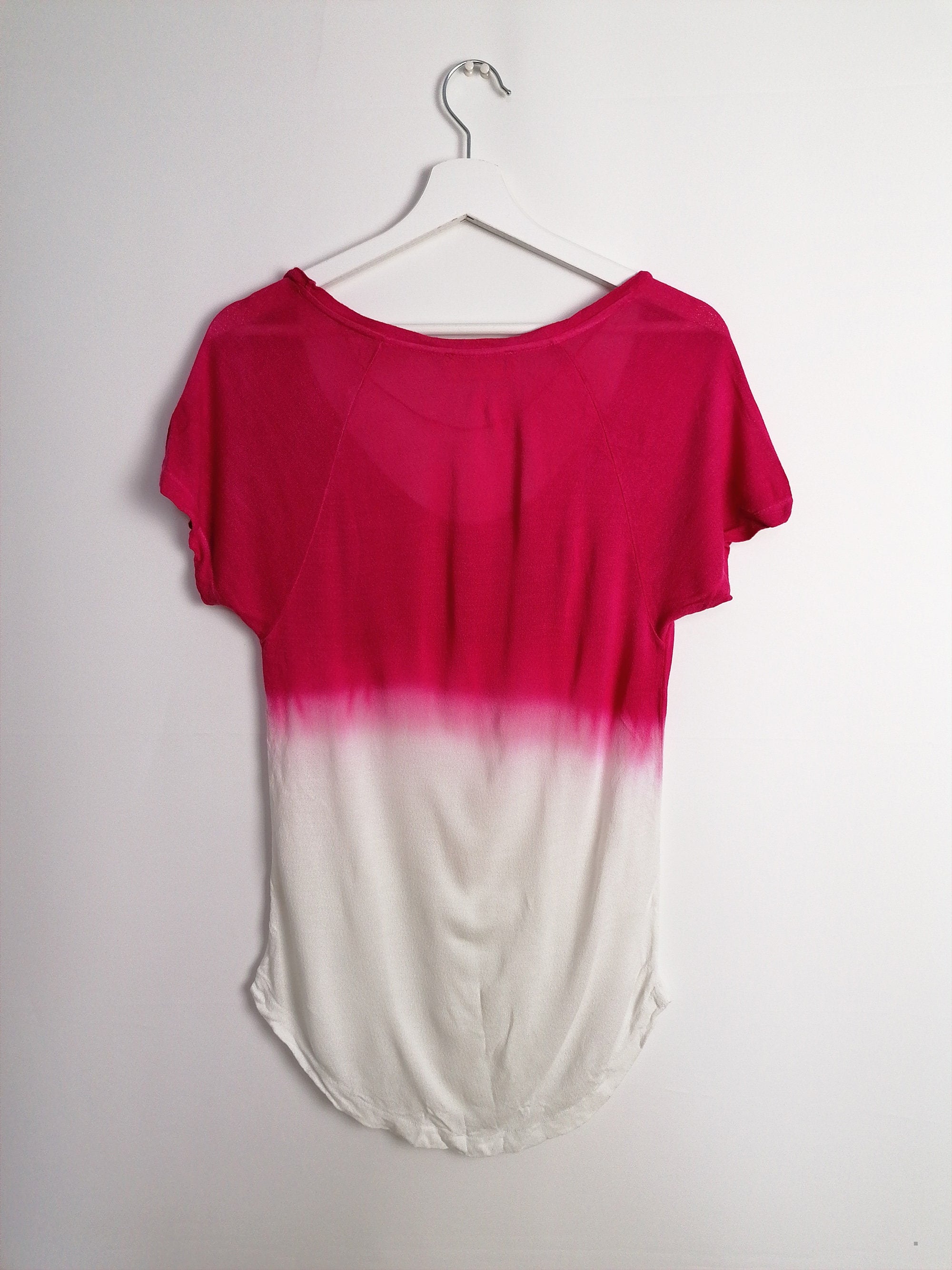 Pink Ombre Knit Top