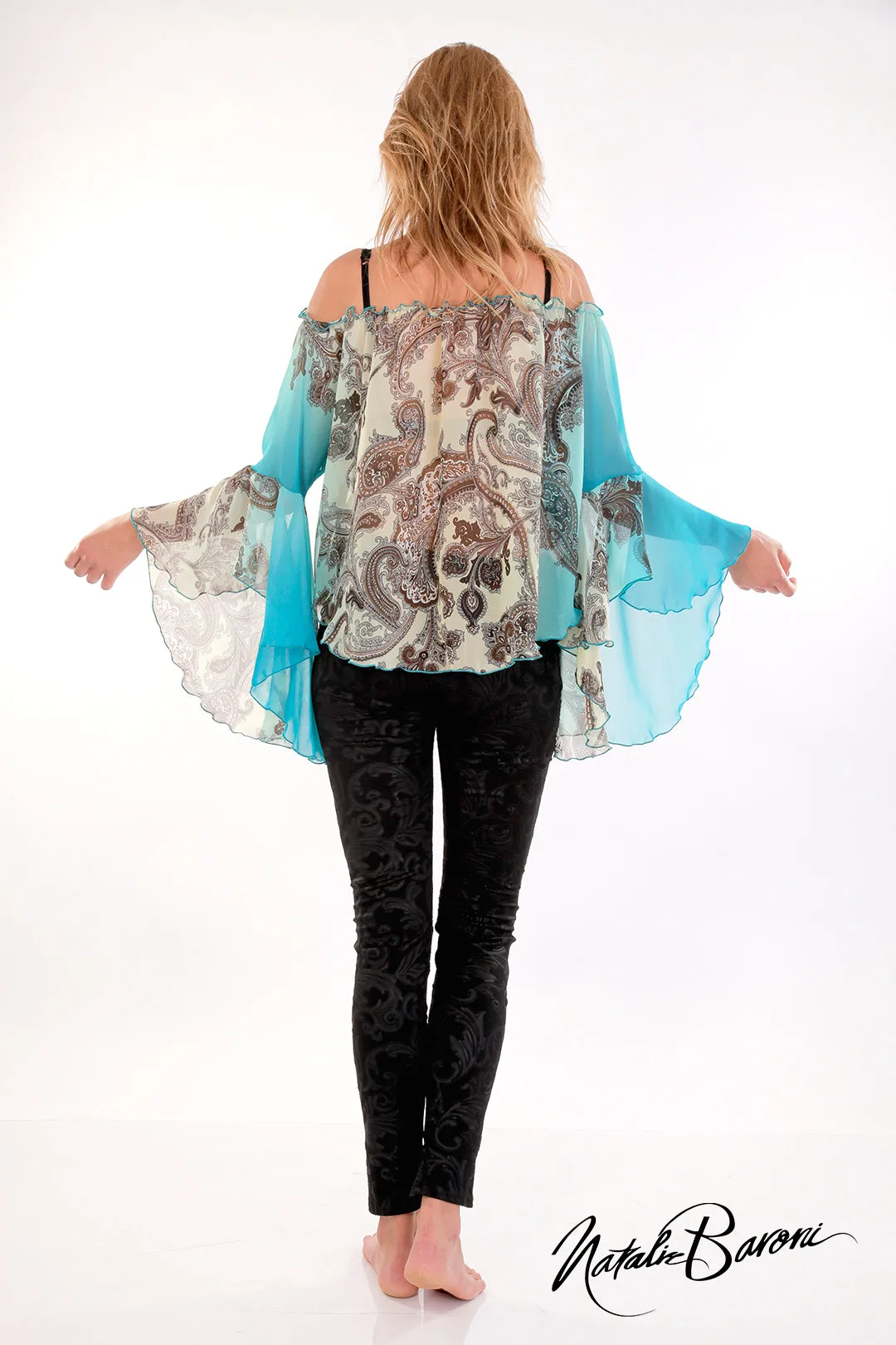 Poet Sleeve Top - Venezia