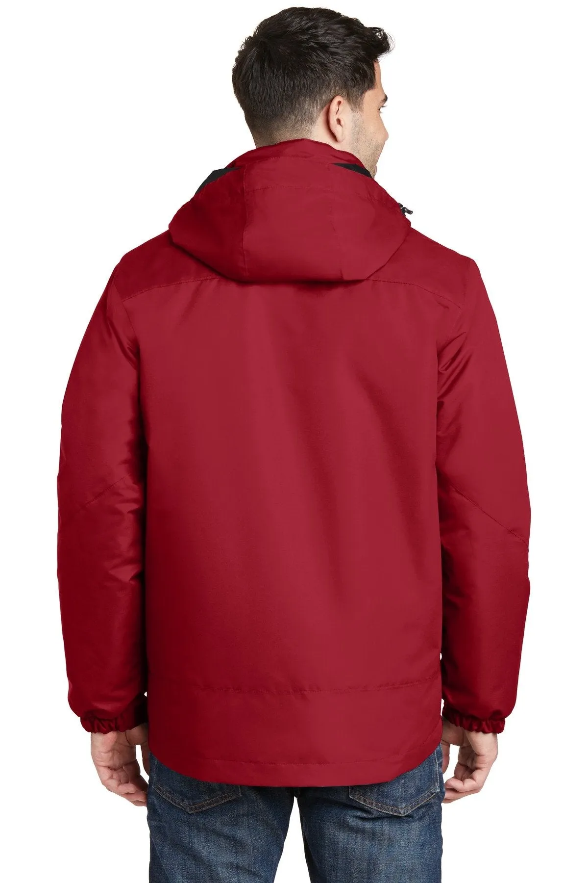 Port Authority Vortex Waterproof 3-in-1 Jacket J332 Rich Red/ Black