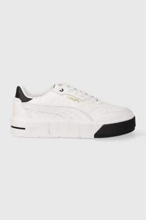 Puma leather sneakers Cali Court Lth Wns white color