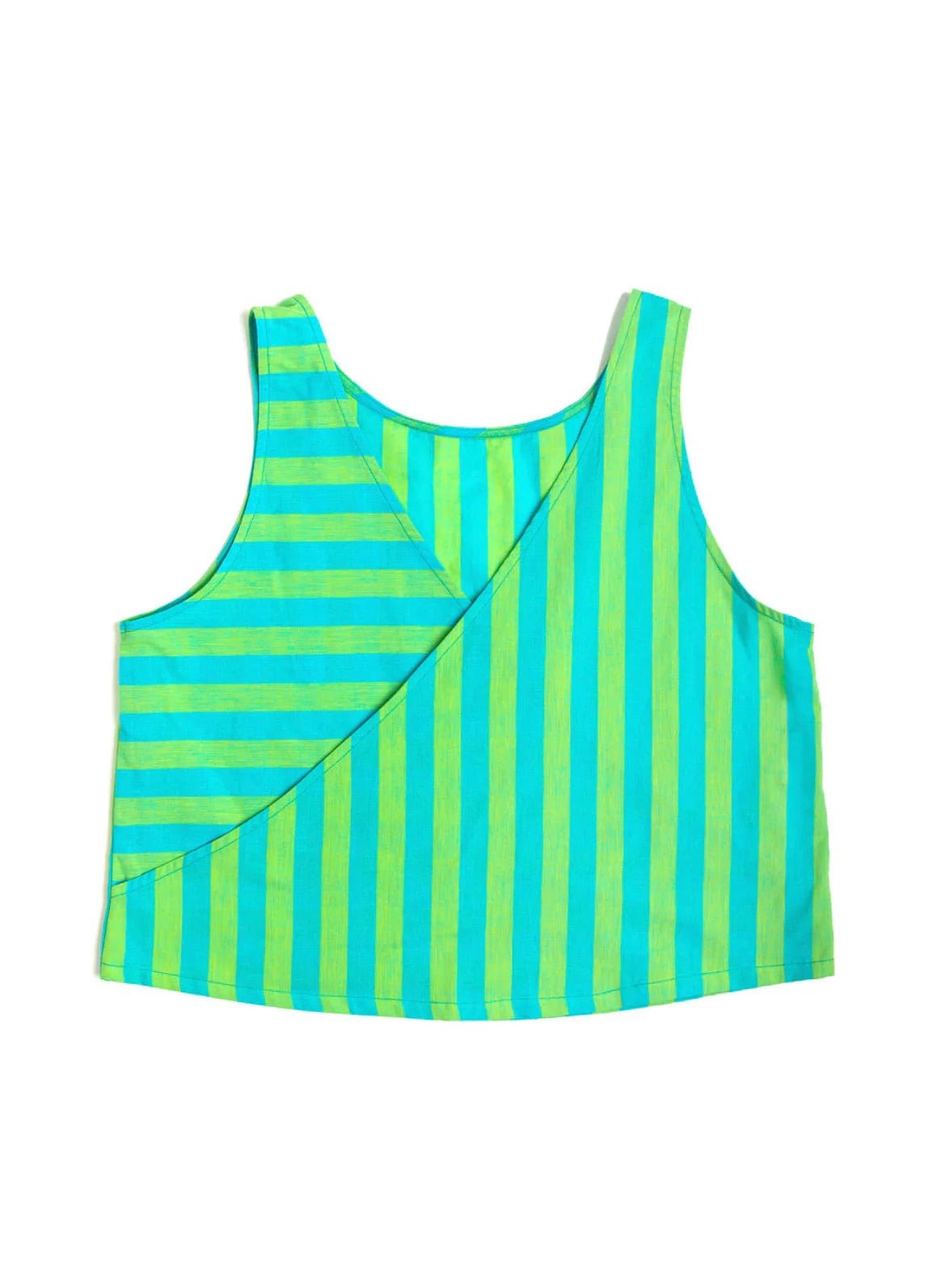 Punkwasp Artisan Stripe Reversible Tank - Aloe