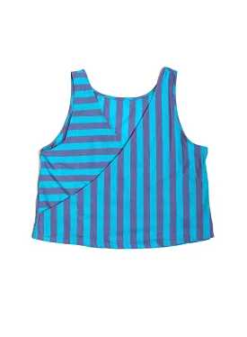 Punkwasp Artisan Stripe Reversible Tank - Blueberry