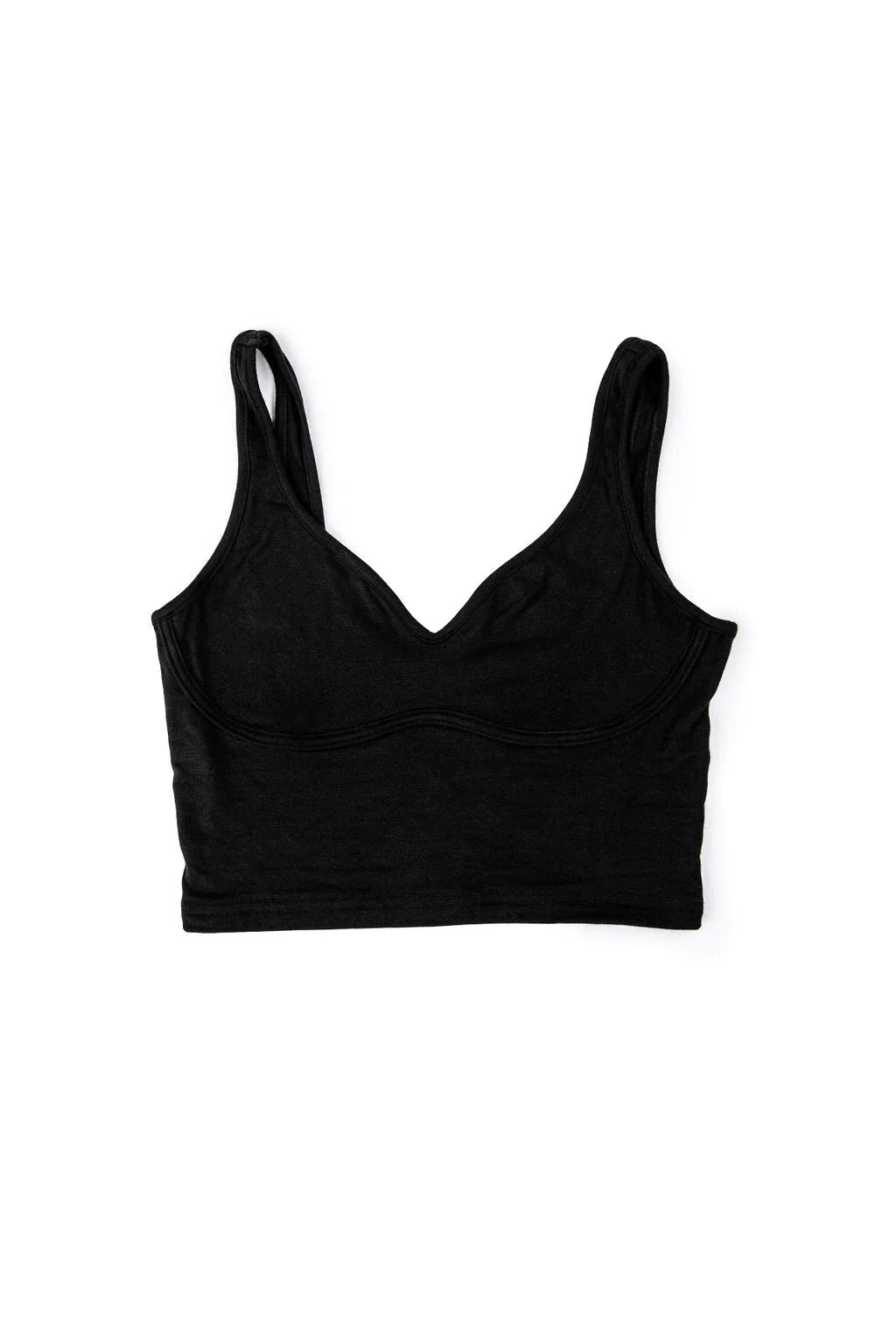 Punkwasp Knockout Balconette Tank - Black