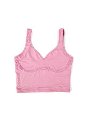 Punkwasp Knockout Balconette Tank - Pink