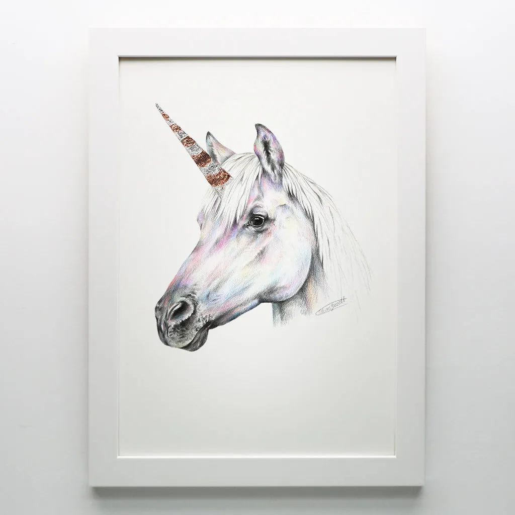 Rainbow Unicorn Print