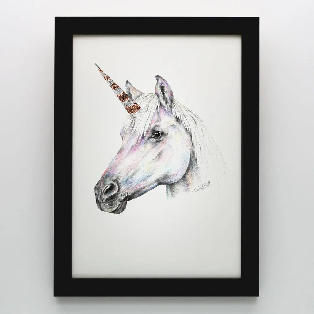 Rainbow Unicorn Print