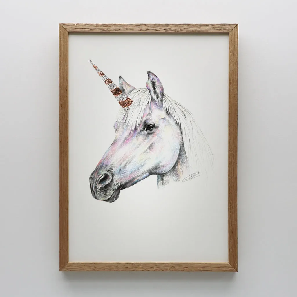 Rainbow Unicorn Print