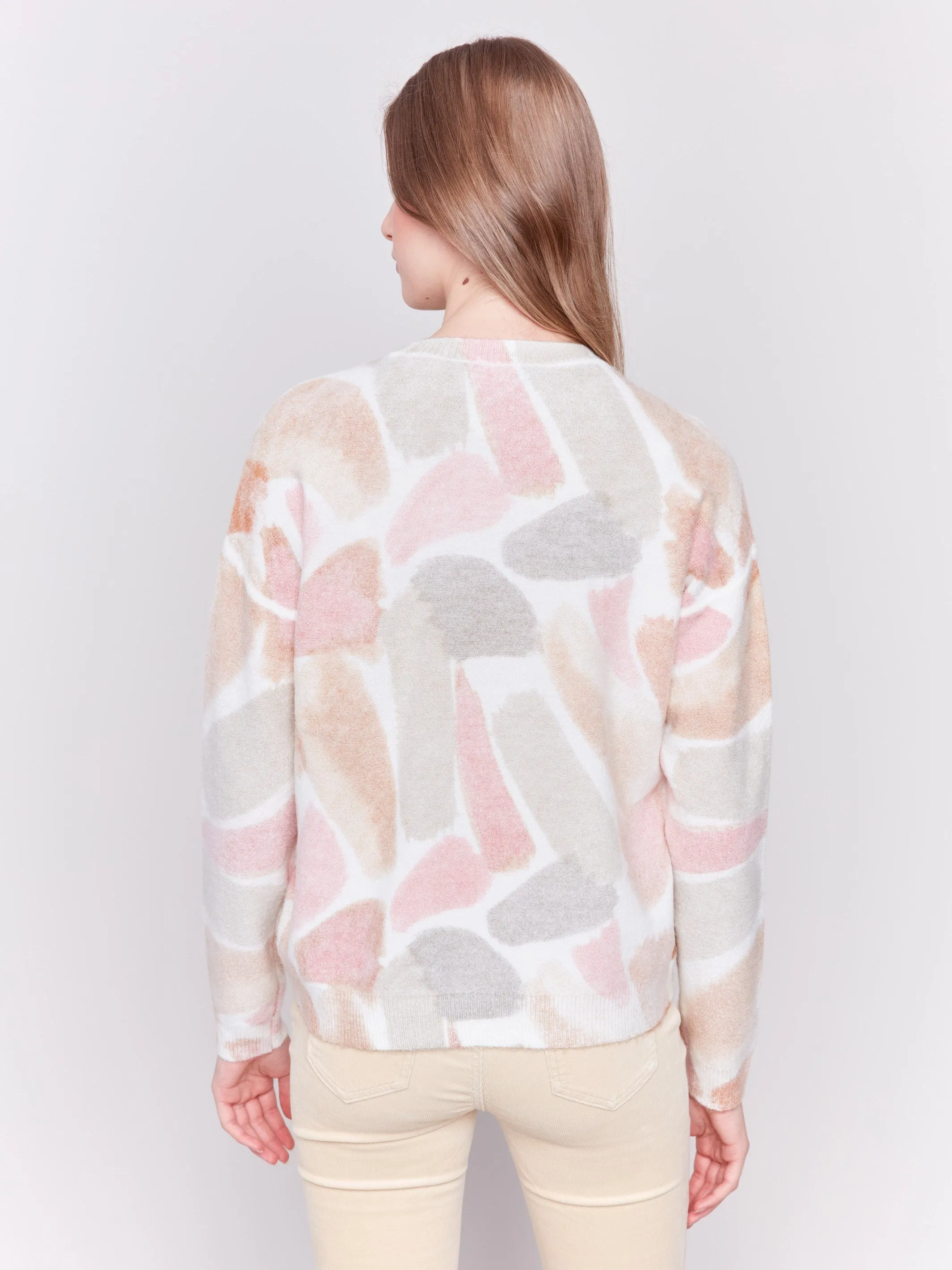 Reversible Printed Sweater - Spruce