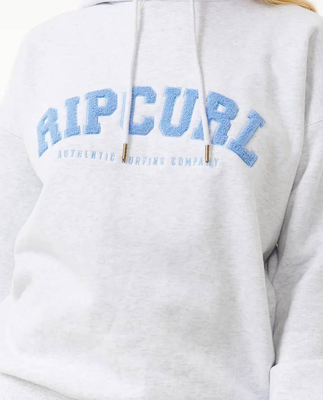 Rip curl Varsity Hoodie-Grey Marle