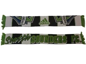 Seattle Sounders FC Adidas Striped Reversible Knit Winter Scarf (55 x 8)