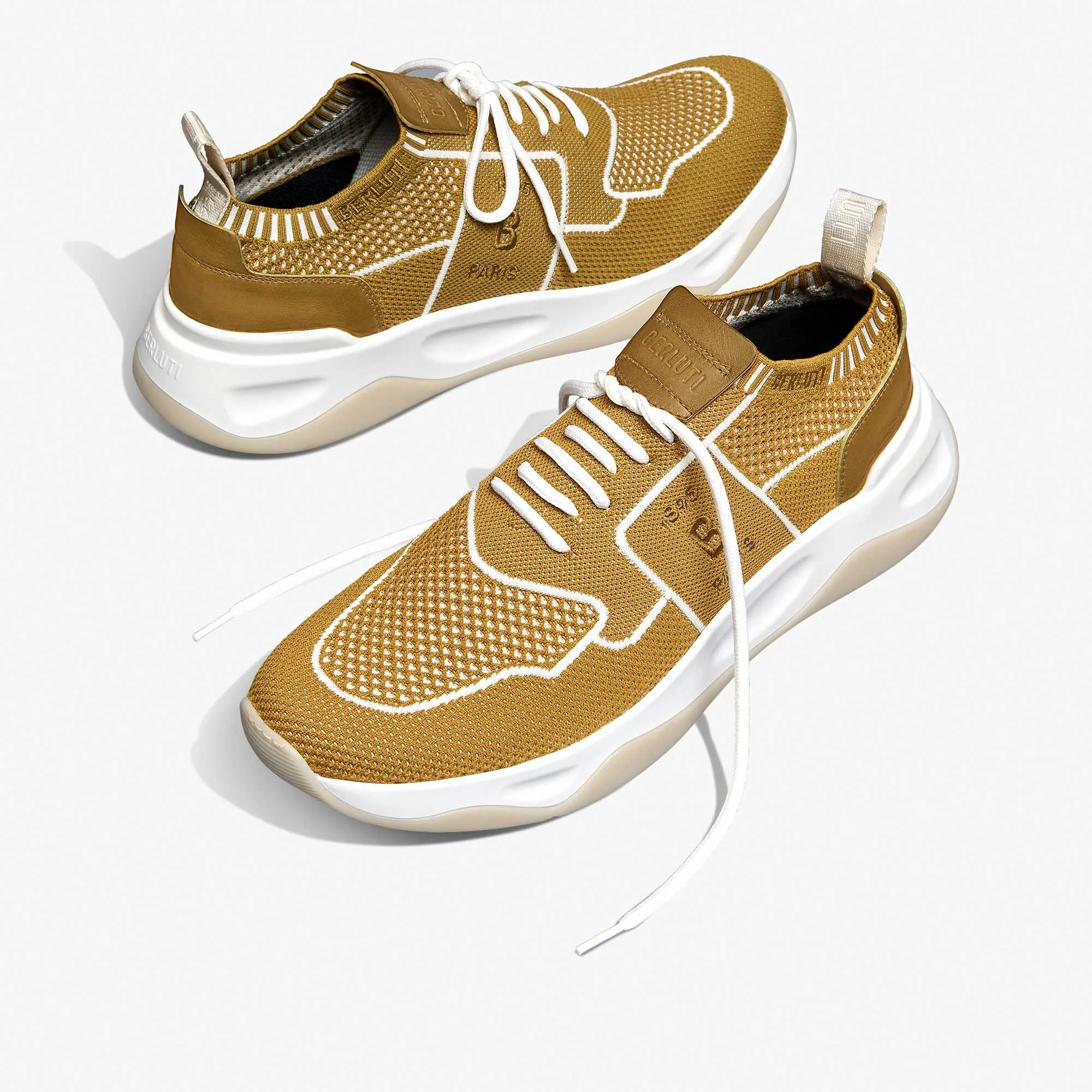 Shadow Knit And Calf Leather Sneaker