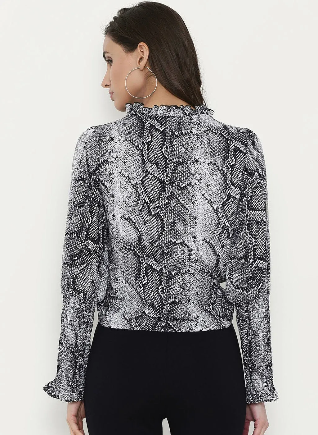 Snake Print Top