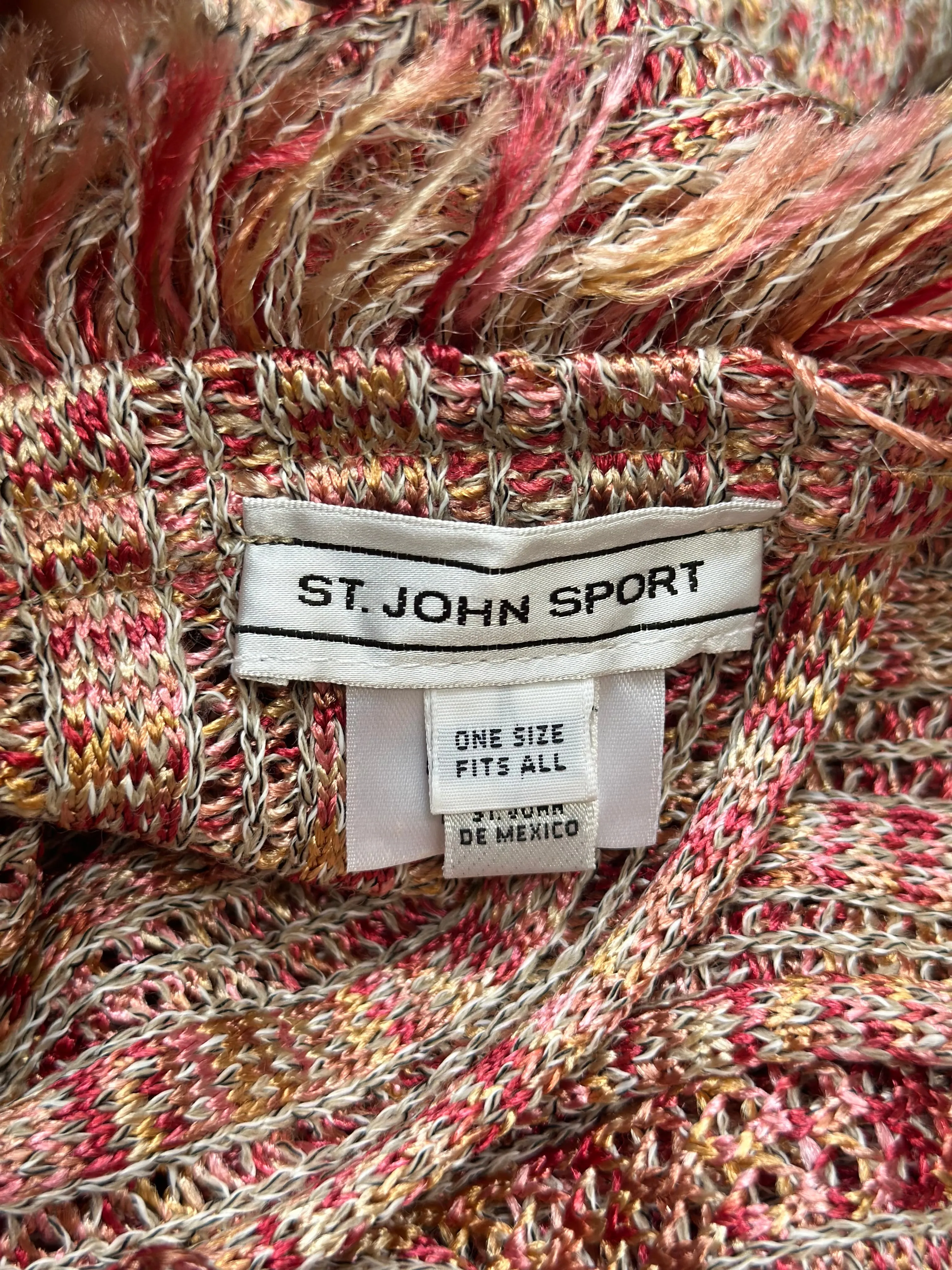 ST. JOHN SPORT blanket scarf multicolor