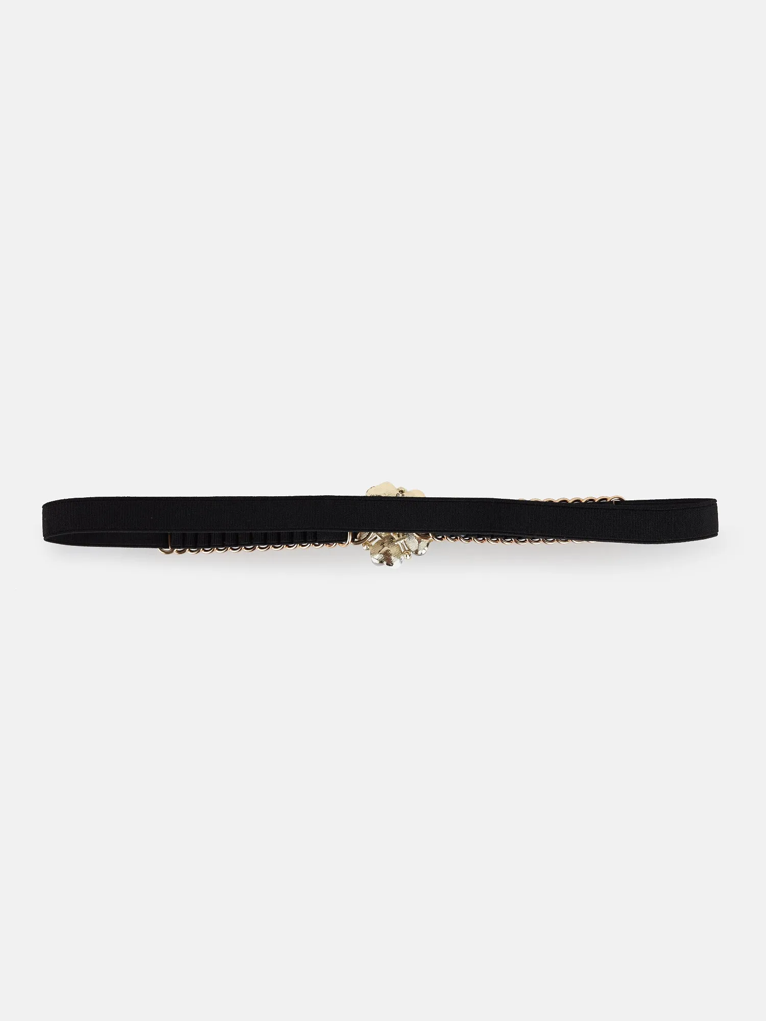 Studded Flower Buckle Belt