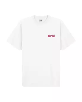 T-Shirt Arte Antwerp Teo Back Heart Bianco