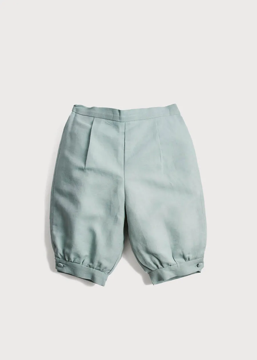 Teal Linen Pageboy Knickerbockers (12mths-10yrs)