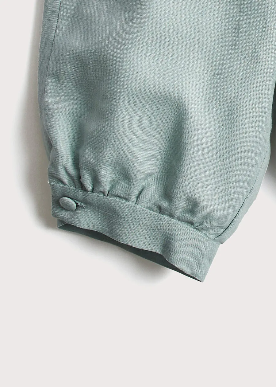 Teal Linen Pageboy Knickerbockers (12mths-10yrs)