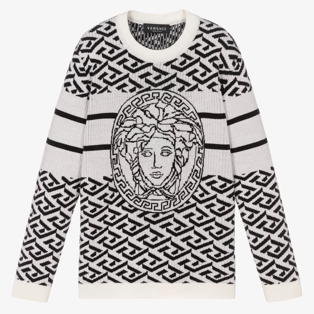 Teen Medusa Wool Sweater